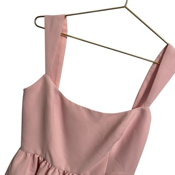 Sachin & Babi Blaine Taffeta Square Neck Sleeveless Pocket Dress Pink Size 8 NWT - Picture 3 of 8
